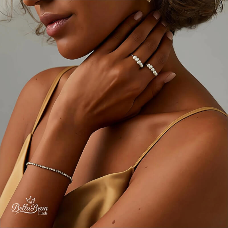 The Linear Pearl Ring | Where Minimalism Meets Intention