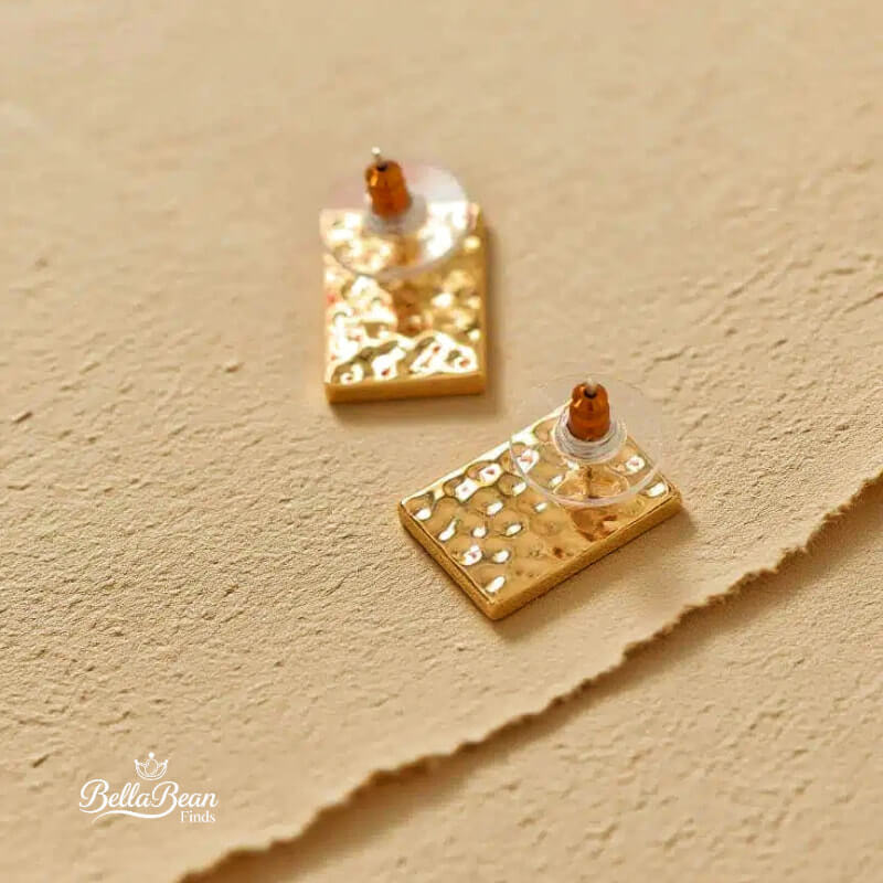 The Sonnet Stud Earrings: Hand-Inlaid White Butterfly Shell Mosaic | The Oceanic Verses Collection