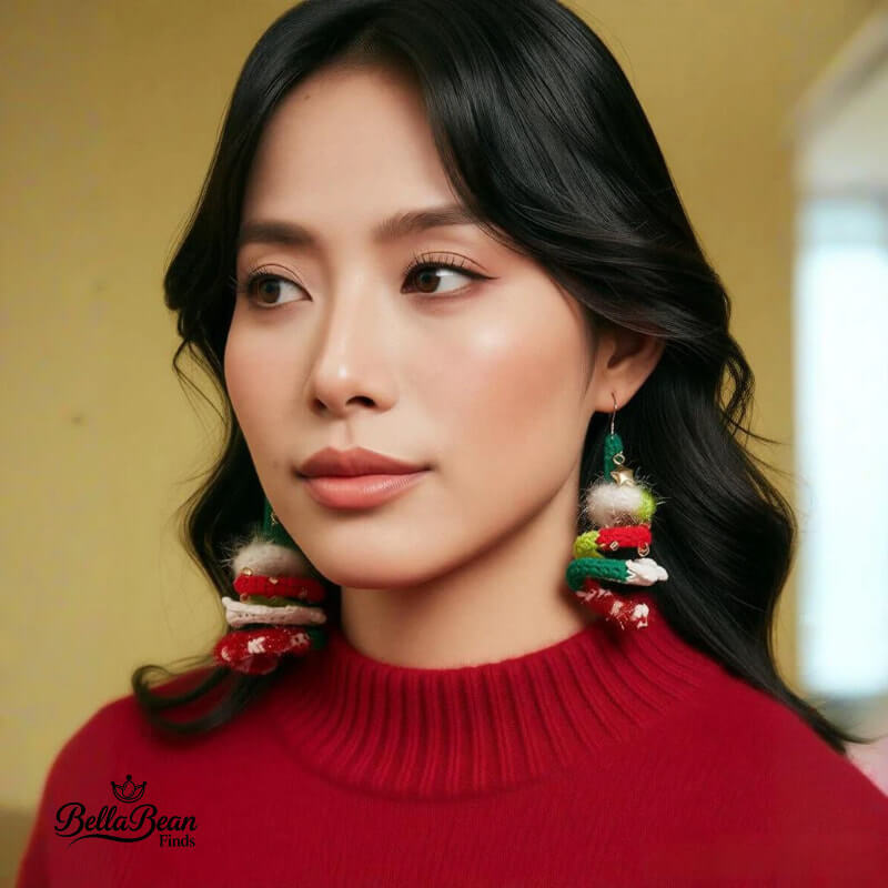 Your Personal Christmas Kinetic Earring - Handcrafted, Poseable Asymmetric Art