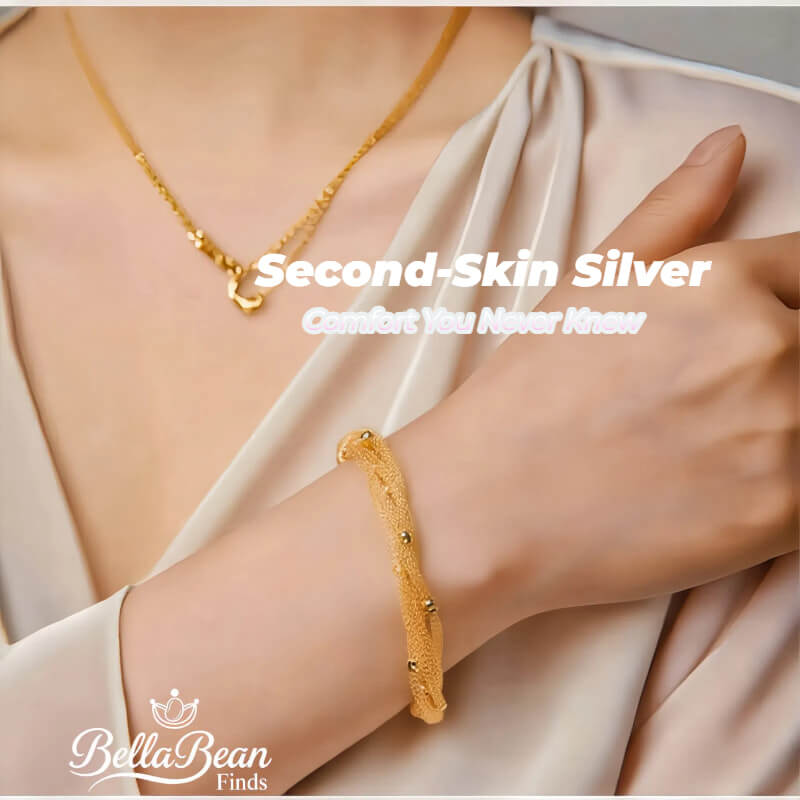 The Artisan 3D Lace Cuff: Sterling Silver Bracelet for Women with Hidden Sparkle