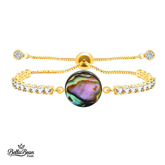 The Nautical Knot Bracelet: Pavé Diamond or Heart Link with Abalone Shell | The Oceanic Verses