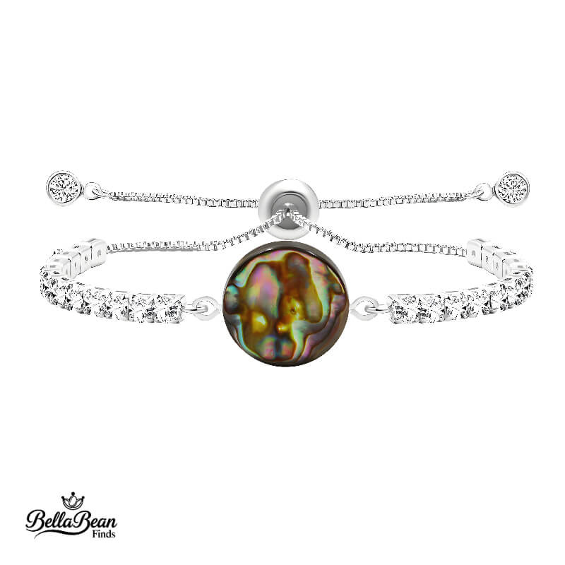 The Nautical Knot Bracelet: Pavé Diamond or Heart Link with Abalone Shell | The Oceanic Verses