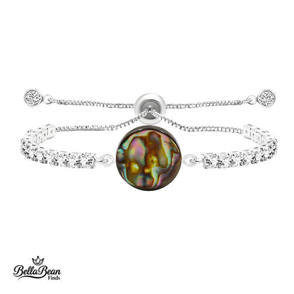 The Nautical Knot Bracelet: Pavé Diamond or Heart Link with Abalone Shell | The Oceanic Verses